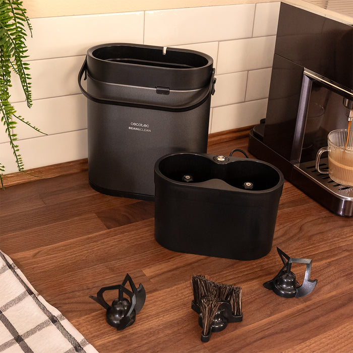 Curățător electric pentru portafiltre Cecotec Bean&Clean Pro, 6 W, compatibil cu portafiltre de 58 mm, inox