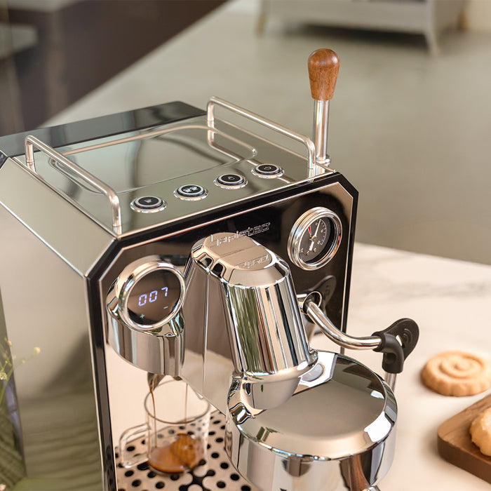 Espressor manual Cecotec Baristeo Intima, 1850 W, rezervor 1,7 l, pompă de 15 bar