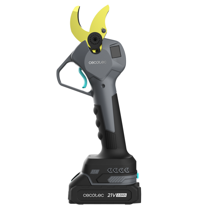 Foarfecă de grădină cu acumulator Cecotec TitanCut 3000, 400 W, tăiere până la 30 mm, 2 baterii de 21 V