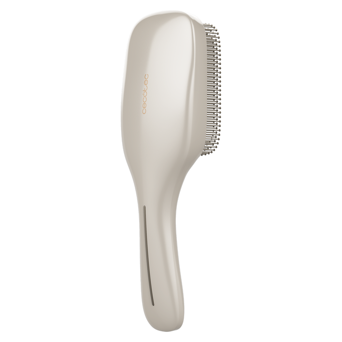 Perie pentru îngrijirea părului Cecotec HairCare Revitalize Champagne, 5 tehnologii, 8 × 5 × 23,5 cm, champagne