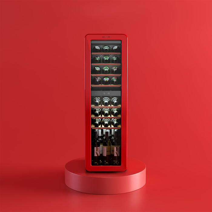 Vinotecă cu două zone Cecotec Bolero GrandSommelier Origin Duo 30 Hit Red, 30 de sticle, clasa G, roșie