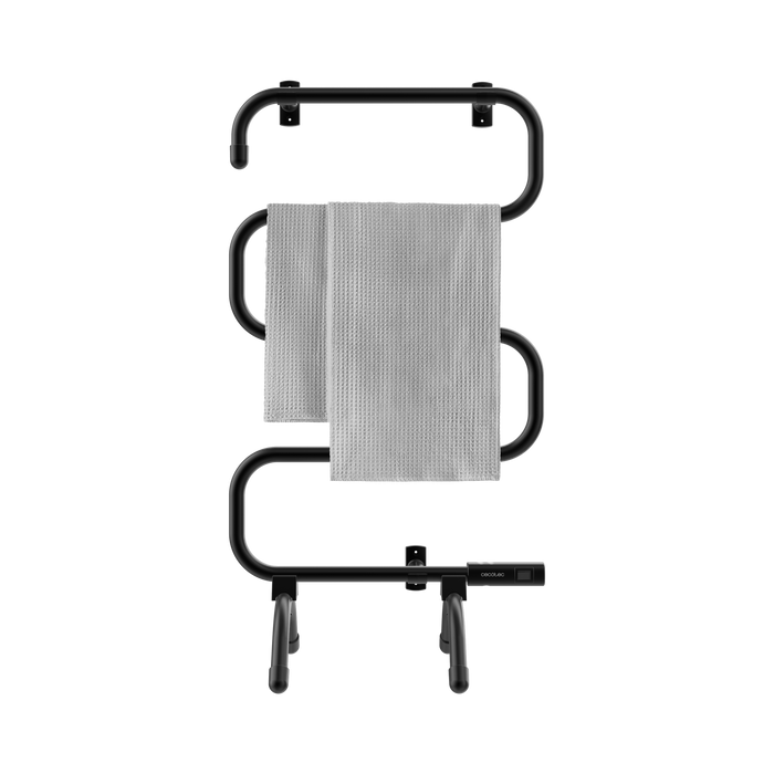 Uscător electric de prosoape Cecotec ReadyWarm 5000 Towel Black, 100 W, 5 bare, 51 × 33 × 91,5 cm, negru