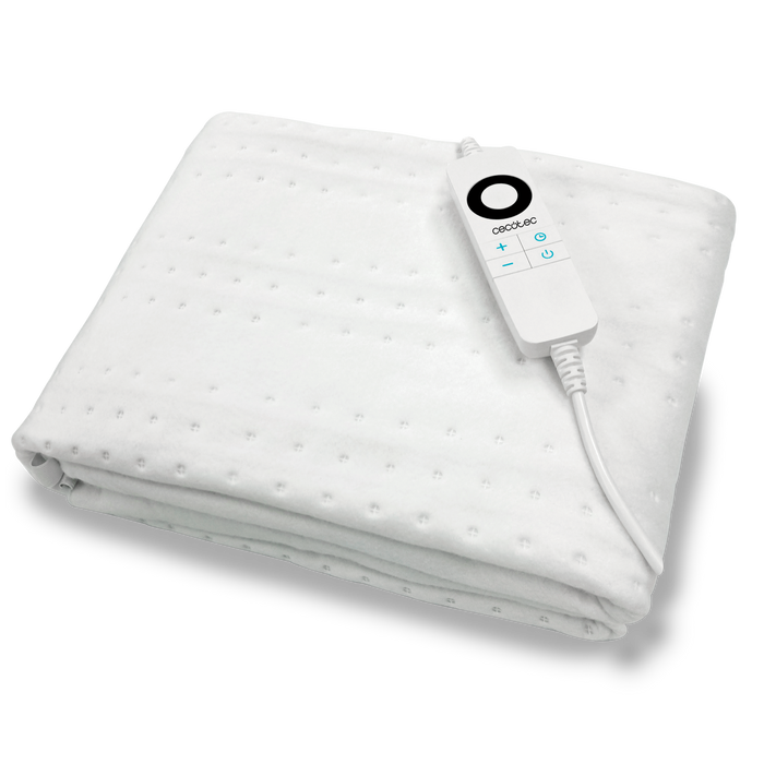 Pătură electrică pentru pat Cecotec HeatConfort ThermalUnder Single (150 x 80), 100 W, 6 trepte de temperatură