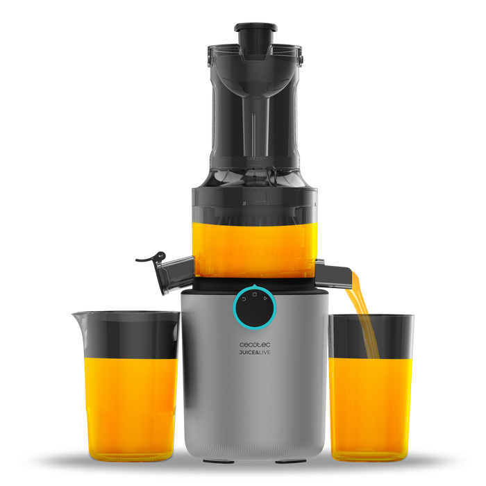 Storcător cu presare la rece Cecotec Juice&Live 1500 Slim, 200 W, tub de alimentare 8,2 cm, 55 ± 5 rpm