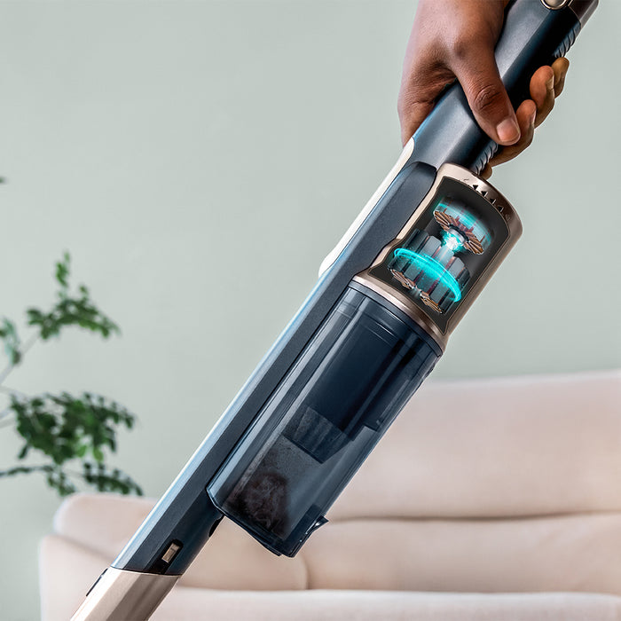 Aspirator vertical 2 în 1 Cecotec Scoba 2100 Station, 210 W, 20 kPa, autonomie 40 min