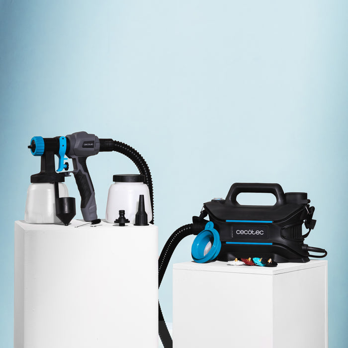 Pistolă de vopsit Cecotec PerfectPaint 800 EasyGo, 800 W, recipient de 800 ml, 4 duze