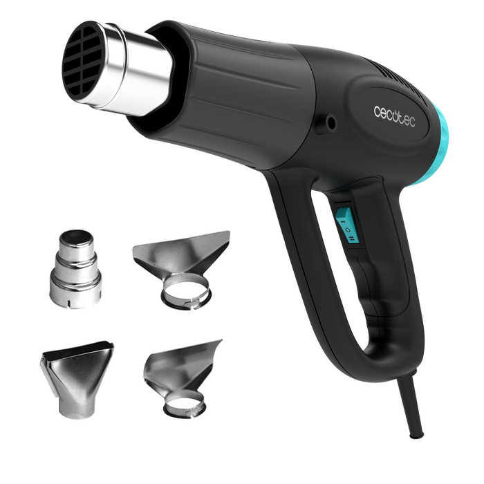 Pistol cu aer cald Cecotec Hell Gun 3500, 2000 W, 2 trepte, 25 × 6 × 25 cm