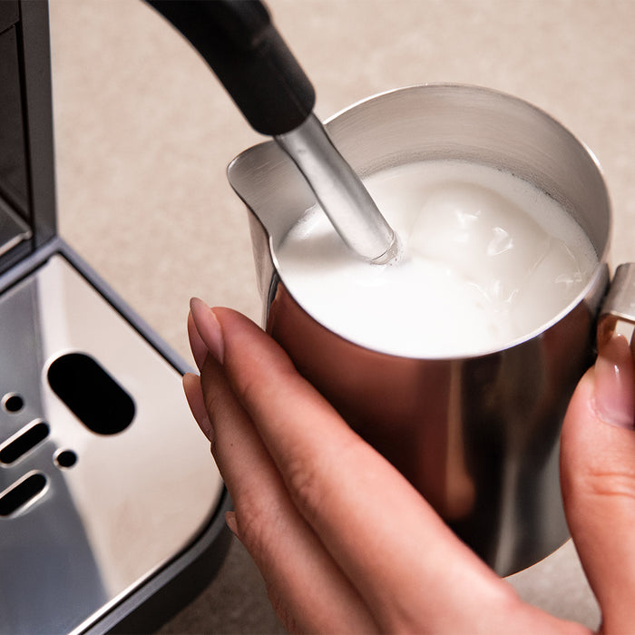 Espressor automat Cecotec Cremmaet Lungo Steam, 19 bar, rezervor 2 l, râșniță cu 5 trepte, negru