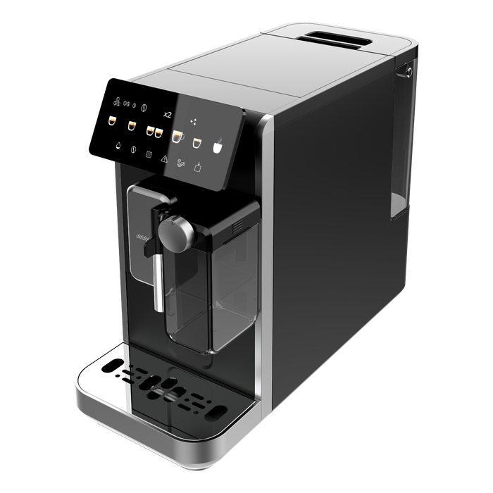 Cafetieră superautomată Cecotec Cremmaet Lungo Latte, 19 bari, rezervor de apă 2 l, neagră