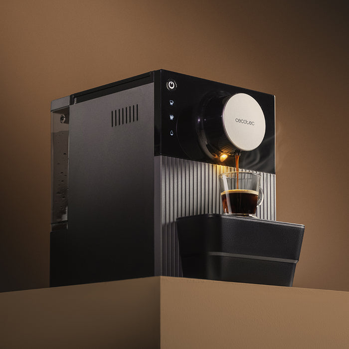 Espressor automat Cecotec Cremmaet Cube, 1350 W, 19 bari, rezervor de apă 1,1 l, negru