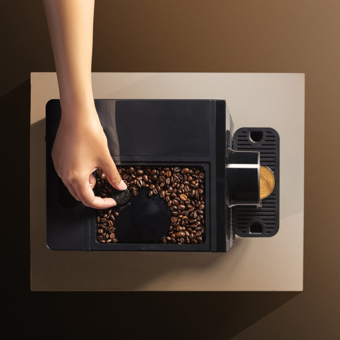 Espressor automat Cecotec Cremmaet Cube, 1350 W, 19 bari, rezervor de apă 1,1 l, negru