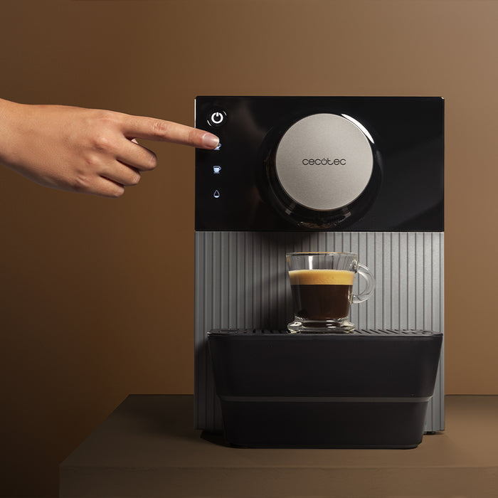 Espressor automat Cecotec Cremmaet Cube, 1350 W, 19 bari, rezervor de apă 1,1 l, negru