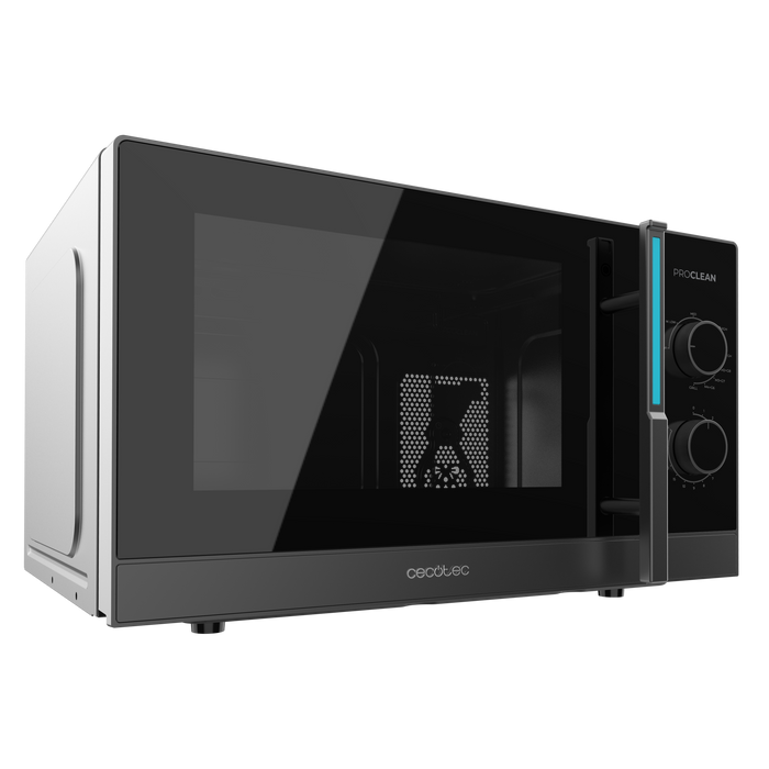 Cuptor cu microunde cu grill Cecotec Proclean 4120, 23 l, 800 W, grill 1000 W, negru
