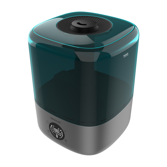 Umidificator Cecotec Breezecare 2900 Smart, rezervor 4,5 l, debit 300 ml/h, temporizator de 8 ore
