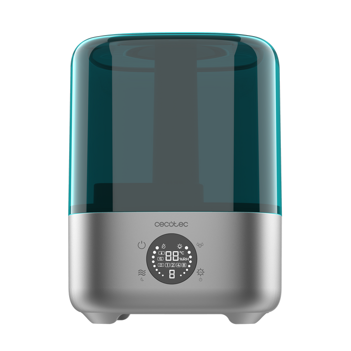 Umidificator Cecotec Breezecare 2900 Smart, rezervor 4,5 l, debit 300 ml/h, temporizator de 8 ore