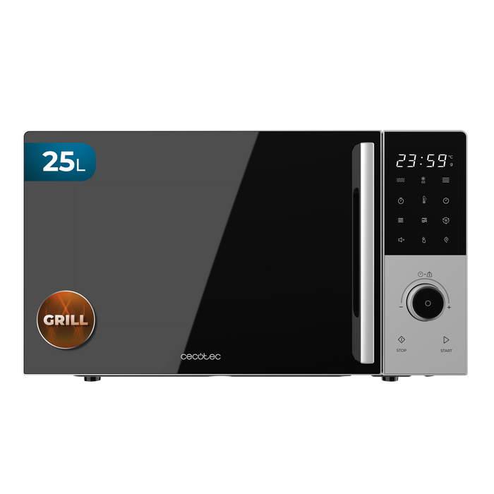 Cuptor cu microunde cu convecție Cecotec Proclean 2500, 25 l, 850 W, grill 1200 W