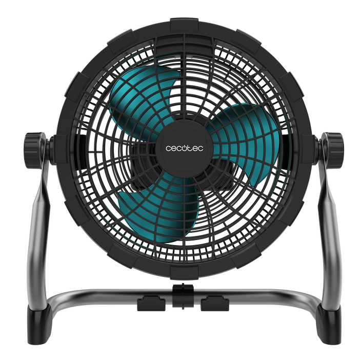 Ventilator industrial portabil Cecotec ProIndustry Portable, 9 trepte, baterie de 12 000 mAh, 38 × 19 × 40 cm, negru