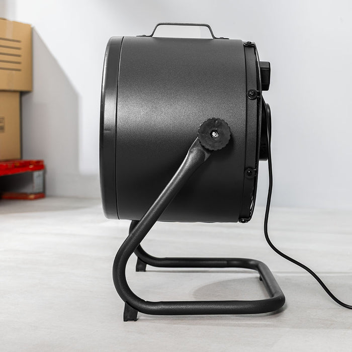 Ventilator de podea industrial Cecotec ProIndustry FlowCannon, 150 W, 3 trepte, 4800 m³/h, negru