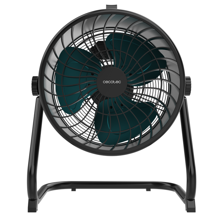 Ventilator de podea industrial Cecotec ProIndustry FlowCannon, 150 W, 3 trepte, 4800 m³/h, negru