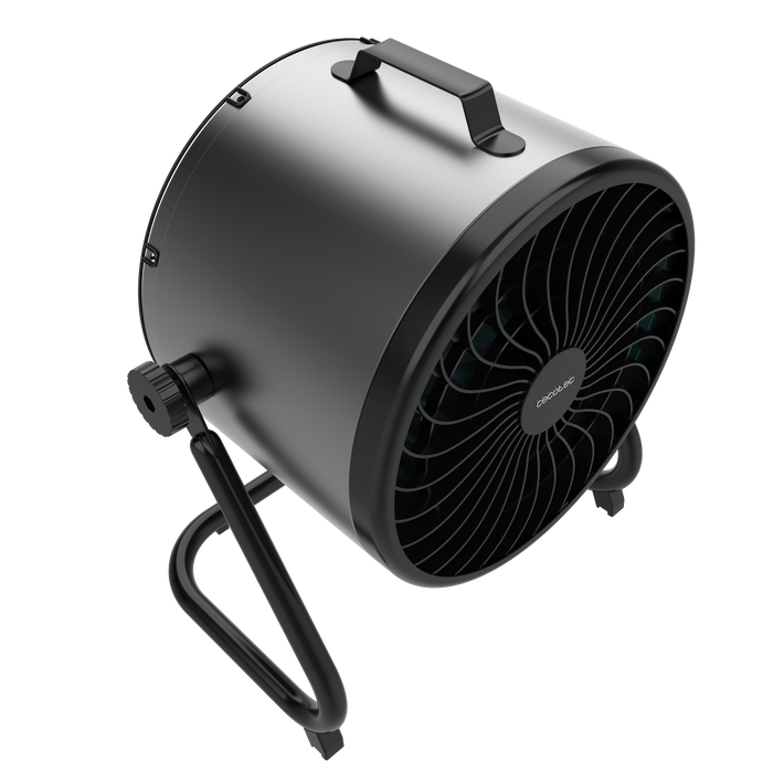 Ventilator de podea industrial Cecotec ProIndustry FlowCannon, 150 W, 3 trepte, 4800 m³/h, negru