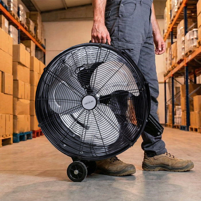 Ventilator industrial de podea Cecotec ProIndustry 2000, 120 W, diametru 50 cm, 3 trepte, negru