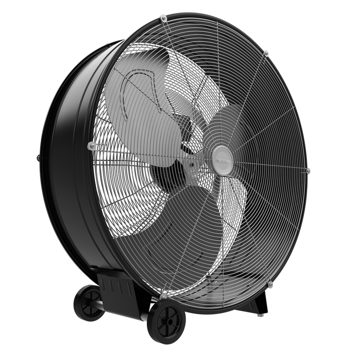 Ventilator industrial de podea Cecotec ProIndustry 2400, 180 W, diametru 60 cm, 3 trepte, negru