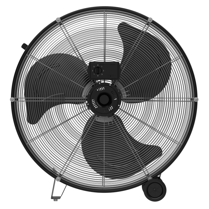 Ventilator industrial de podea Cecotec ProIndustry 2400, 180 W, diametru 60 cm, 3 trepte, negru