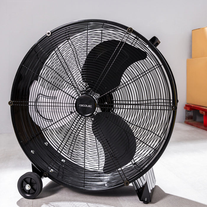 Ventilator industrial de podea Cecotec ProIndustry 2400, 180 W, diametru 60 cm, 3 trepte, negru
