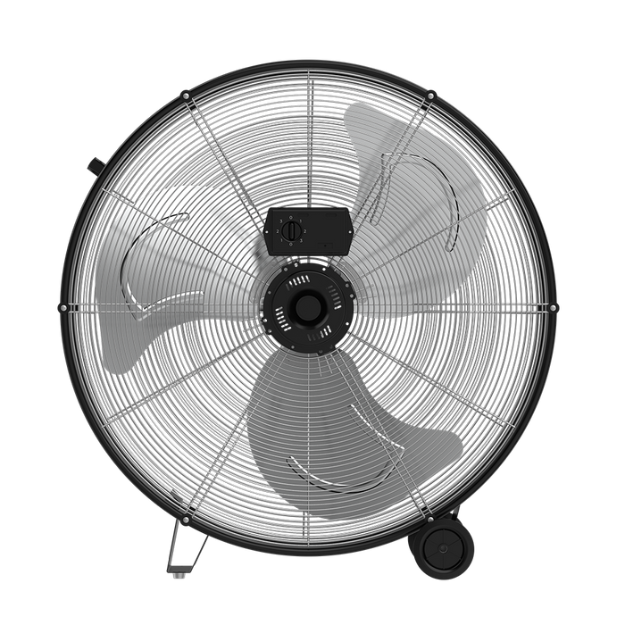 Ventilator industrial de podea Cecotec ProIndustry 3000, 240 W, diametru 76 cm, 3 trepte, negru
