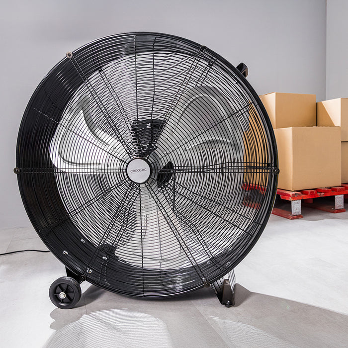 Ventilator industrial de podea Cecotec ProIndustry 3000, 240 W, diametru 76 cm, 3 trepte, negru