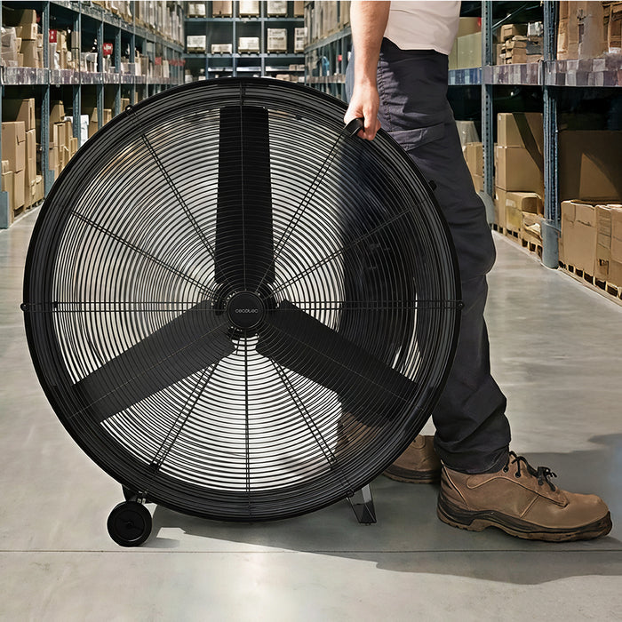 Ventilator industrial de podea Cecotec ProIndustry 3600, 360 W, diametru 90 cm, 3 trepte, negru