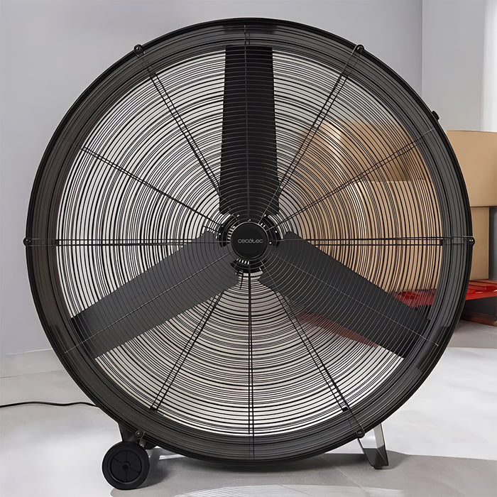 Ventilator industrial de podea Cecotec ProIndustry 3600, 360 W, diametru 90 cm, 3 trepte, negru