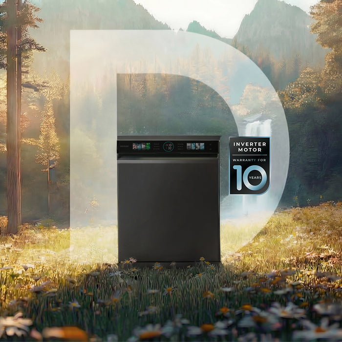 Mașină de spălat vase Cecotec Bolero Aguazero 6320 Dark, 15 seturi, 8 programe, clasa D, inox închis