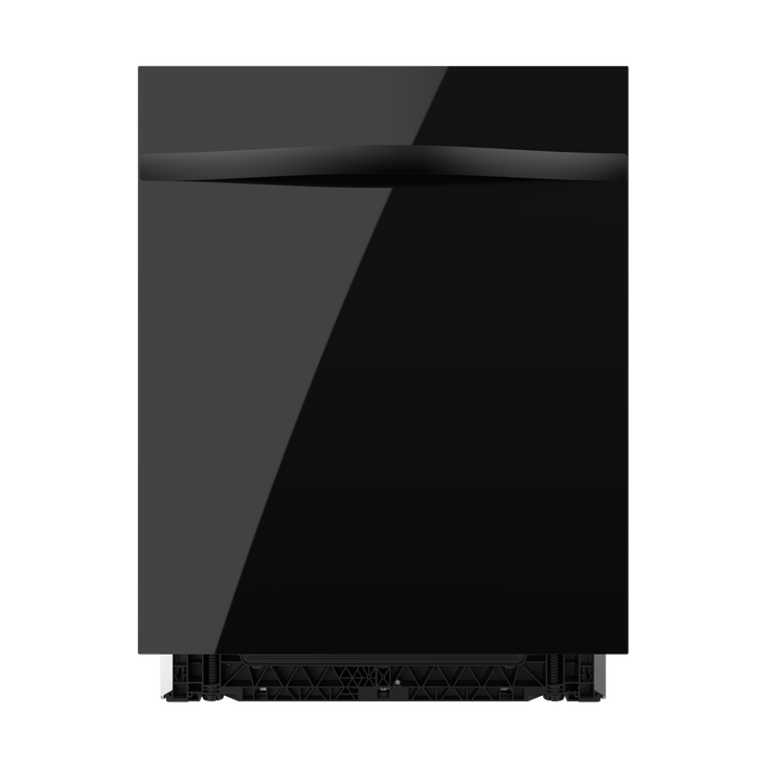 Mașină de spălat vase încorporabilă Cecotec Bolero Aguazero 6320 Full-BI Matt Black Glass, 15 seturi, 8 programe, clasa D