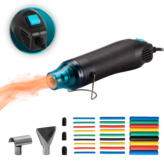 Pistolă cu aer cald Cecotec HellGun 200, 450 W, până la 570 °C, 3 trepte de temperatură