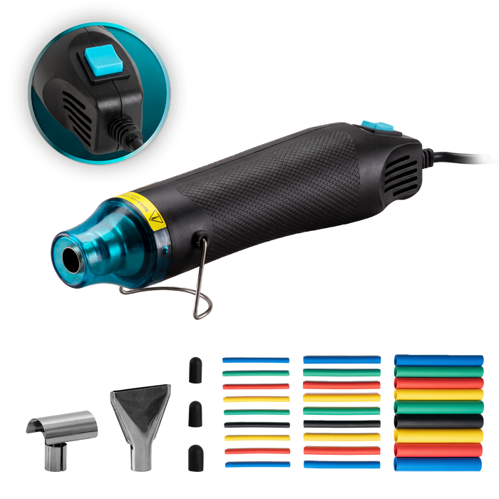 Pistolă cu aer cald Cecotec HellGun 200, 450 W, până la 570 °C, 3 trepte de temperatură