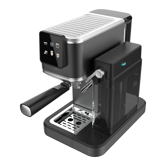 Espressor semiautomat Cecotec Cafelizzia ColdBrew Latte, 1350 W, 20 bar, rezervor apă 1,2 l, negru