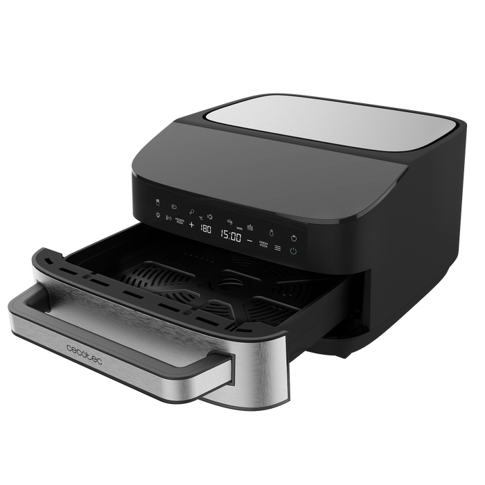 Cuptor electric pentru pizza Cecotec Pizza&Fry 7000, 7 l, 10 programe, 41 × 47,2 × 24,4 cm