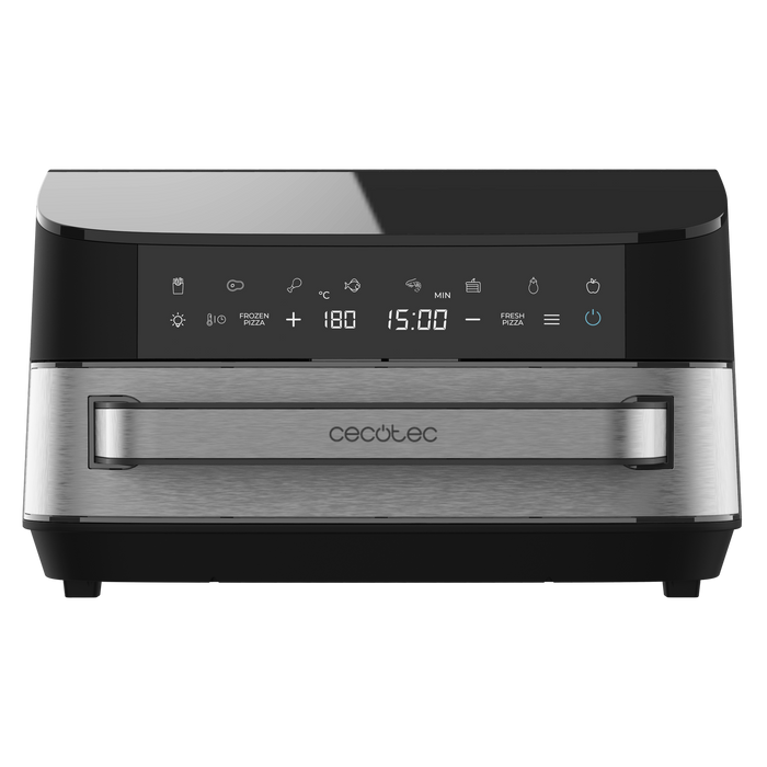 Cuptor electric pentru pizza Cecotec Pizza&Fry 7000, 7 l, 10 programe, 41 × 47,2 × 24,4 cm