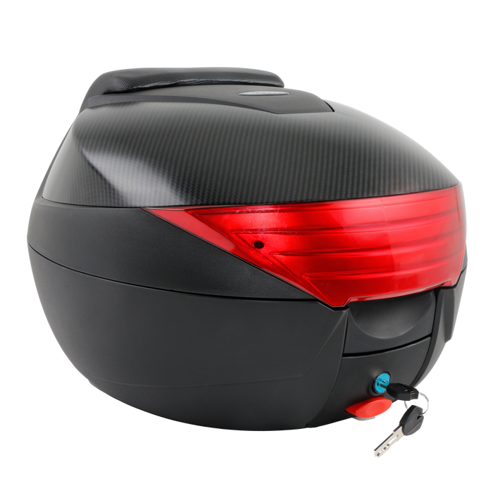 Cutie portbagaj moto Cecotec City Case, 29 l, 40,5 × 40 × 33,5 cm, neagră