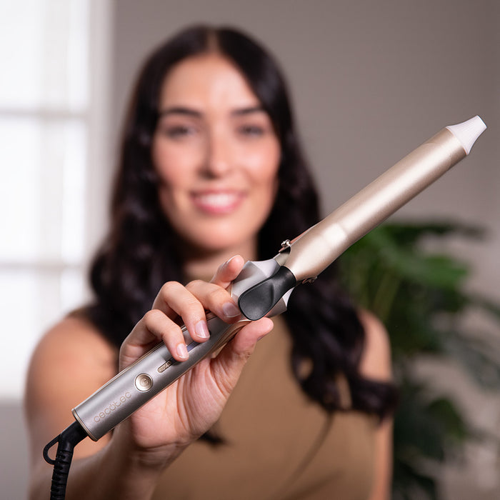 Ondulator de păr Cecotec SurfCare CurlClip, 25 mm, 5 trepte de temperatură, oprire automată