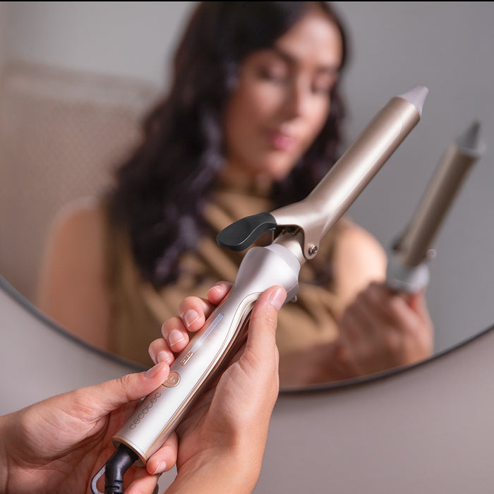 Ondulator de păr Cecotec SurfCare CurlClip, 25 mm, 5 trepte de temperatură, oprire automată