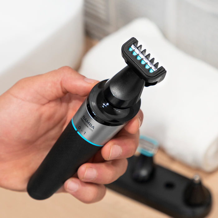Aparat de ras multifuncțional Cecotec PrecisionCare Multigrooming 5in1, autonomie 60 min, baterie 500 mAh, IPX5