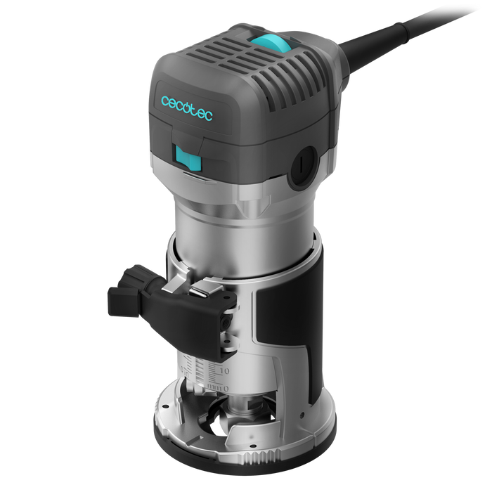 Mașină de frezat Cecotec MultiShape 500 Router, 710 W, 16.000–30.000 rpm, adâncime de frezare 40 mm