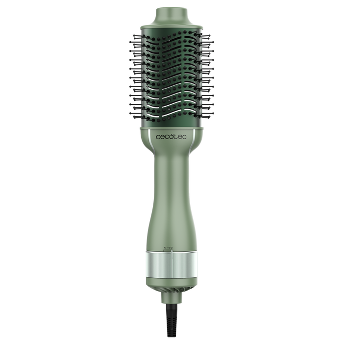Perie cu aer cald Cecotec CeramicCare Unique Olive, 1200 W, 3 moduri, 37,5 cm