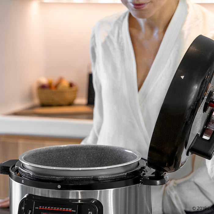 Multicooker Cecotec GM H, 6 l, 19 moduri de gătire, oțel