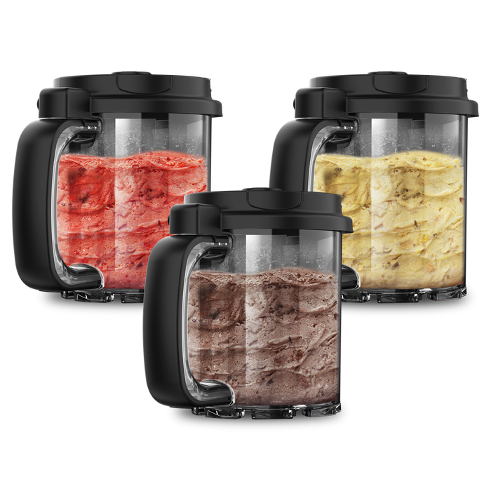 Recipiente pentru aparat de înghețată Cecotec GelaCups 2100, 700 ml, fără BPA, cu capac