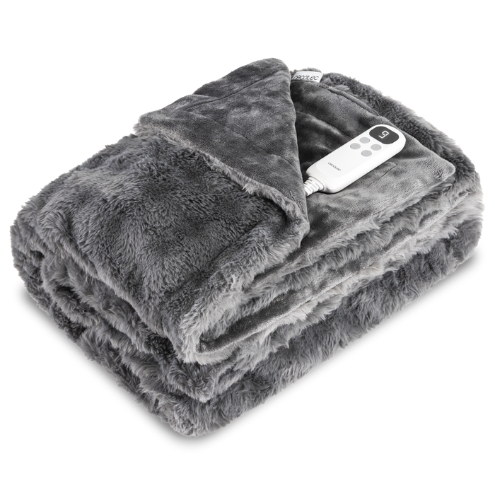 Pătură electrică Cecotec HeatConfort Noa, 160 × 130 cm, 115 W, 10 trepte de temperatură