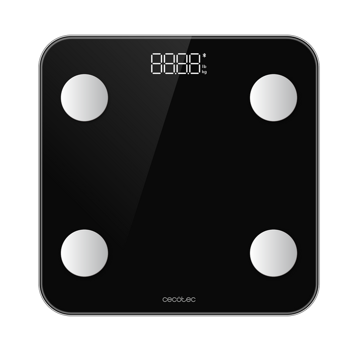 Cântar de baie Cecotec Surface Precision Smart, 180 kg, 24 de parametri, Bluetooth