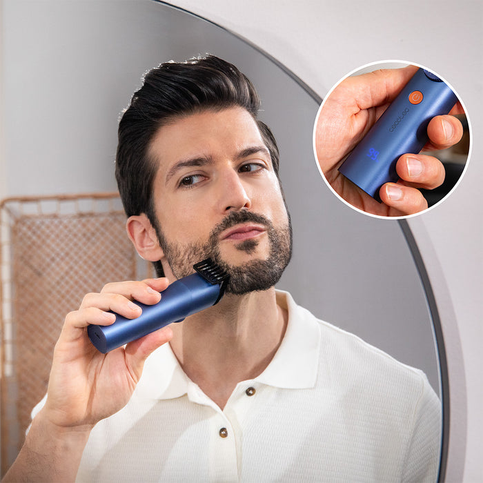 Aparat de tuns barba Cecotec PrecisionCare Barber Pro, autonomie 90 min, lungime de tăiere 0,5–20 mm, IPX7